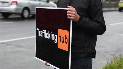 Protest Against Sex Trafficking At Pornhub Montreal News The Link