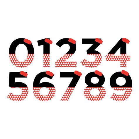 6 Best Printable Mickey Mouse Red Number 1