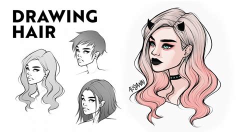 How To Draw Hair Fast And Easy For Beginners Step By Step