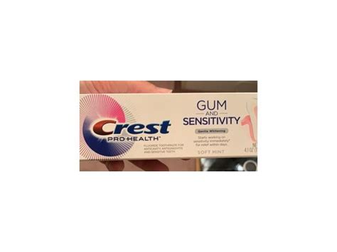 Crest Pro Health Fluoride Toothpaste Gum And Sensitivity Gentle