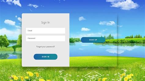 Beautiful Login Form In Html And Css Html Login Form Design 2021