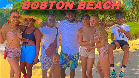 We Went To The Best Beach In Jamaica 🇯🇲 Boston Beach In Portland Youtube