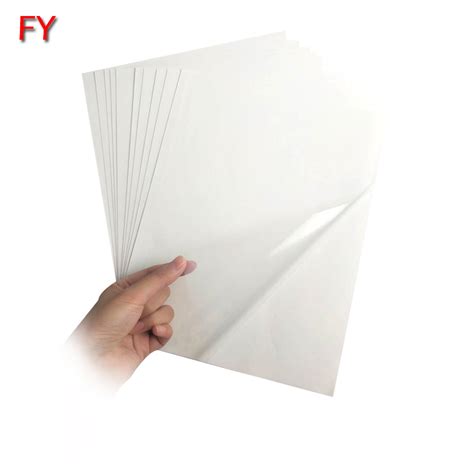 Sheets Waterproof Transparent Pet Sticker Paper Printable Vinyl For