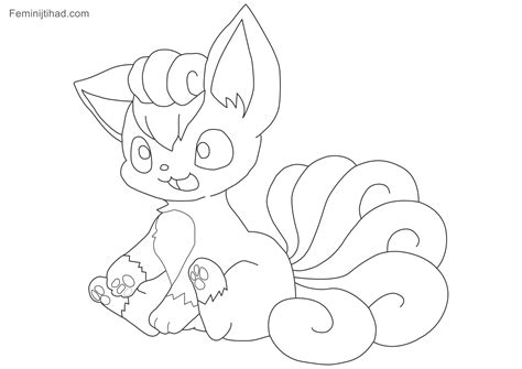 Ninetales Coloring Pages At Free Printable Colorings