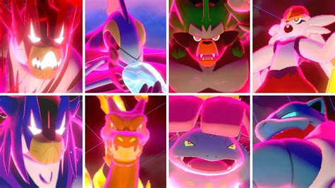 Pokémon Sword Shield All Gigantamax Pokémon Moves DLC Included YouTube