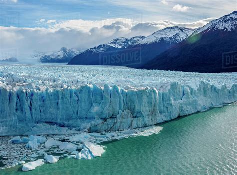 Perito Moreno Glacier Elevated View Los Glaciares National Park Unesco World Heritage Site
