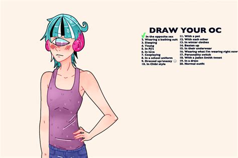 Draw Your Oc Challenge No1 By Littlesblueseas On Deviantart