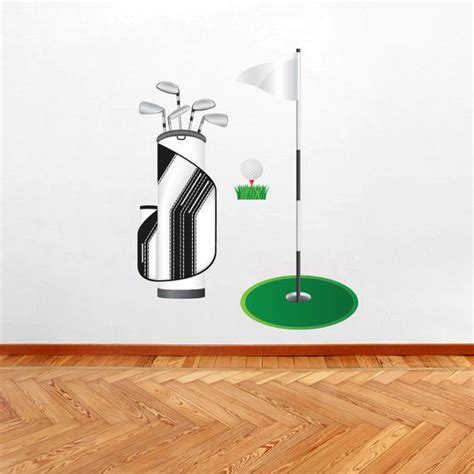 Golf Set Printed Sports Wall Decals By Sweetumssignatures On Etsy