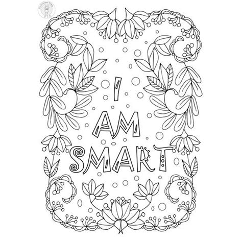 Positive affirmation coloring pages pdf. Kids Growth Mindset Coloring Pages | Be Different Baby