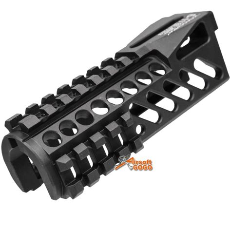 Tokyo Arms Cnc Lower Handguard Rail For Ak74u Aeg Black Airsoftgogo