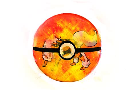 Arcanine In Pokeball By Foxy Teh Sexy Fox On Deviantart