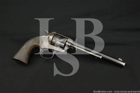 Colt Bisley Model Saa 7 12″ 32 20 Single Action Army Revolver 1904 C