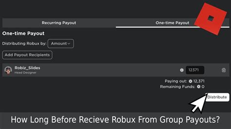 Roblox Group Payout How Long Will It Take To Receive Robux Through