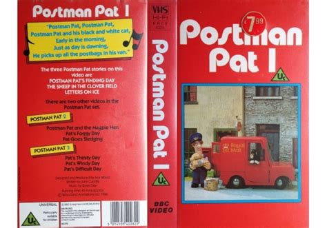 Postman Pat 1 1986 On BBC Video United Kingdom VHS Videotape