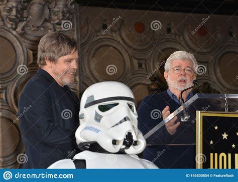 Mark Hamill And George Lucas Editorial Stock Image Image Of Popular