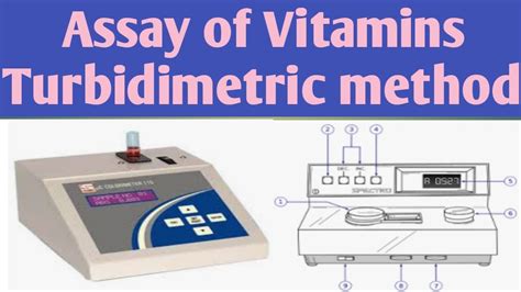 Microbiological Assay Of Vitamins Turbidimetric Methods Jitendrapatel
