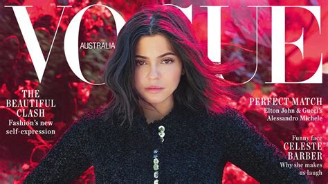 Kylie Jenner Appears Makeup Free On The Cover Of Vogue Australia Allure