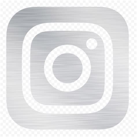 Hd Square Silver Metal Brushed Instagram Logo Icon Png Citypng Sexiz Pix