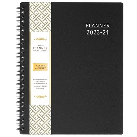 Buy Academic Planner 2023 2024 July 2023 June 2024 8 X 10 With Twin Wire Binding