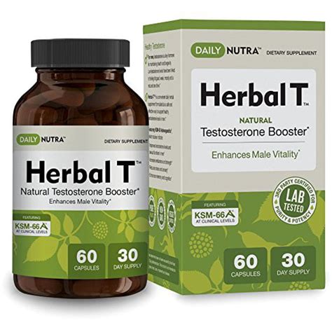 Herbal T Natural Testosterone Booster 60 Capsules