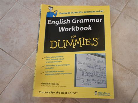 English Grammar Workbook For Dummies Grammar Workbook English