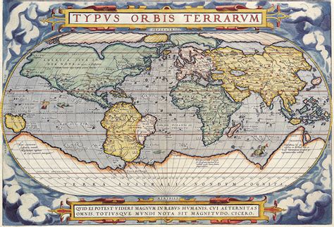 Latin Old World Map Canvas Wall Art Print Online Picture Poster Art
