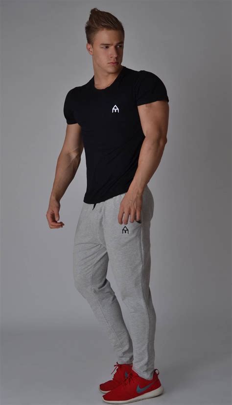 Attila Toth Cover Model Sporty Sweatpants Man Fitness Models