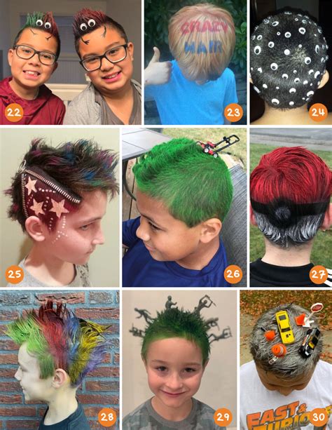 Top 48 Image Crazy Hair Day For Boys Vn