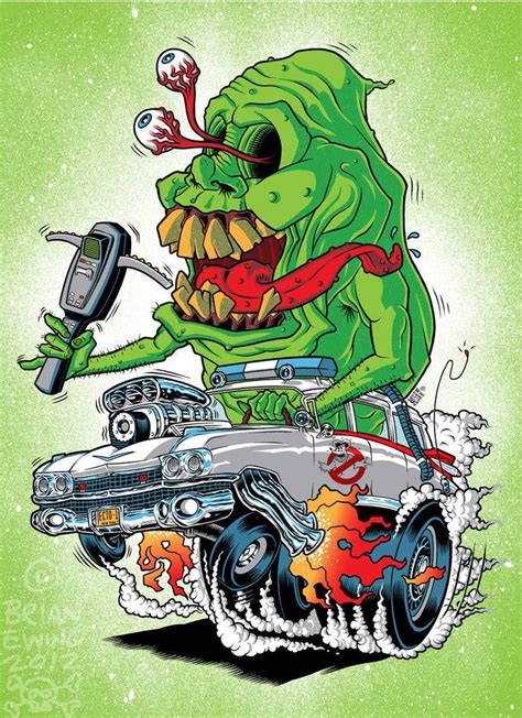 Ghost Fink Ghosbusters In A Rat Fink Car Boing Boing Rat Fink Car