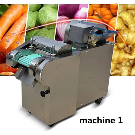 220v Commercial Electric Vegetable Slicer Automatic Multifunctional