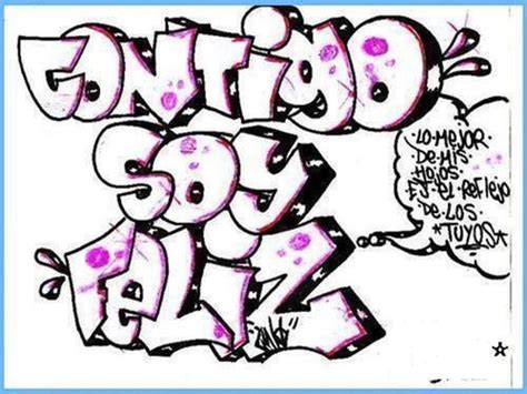Graffitis Con Frases Y Dibujos Para Hacer Graffitis En 3d Necesitas