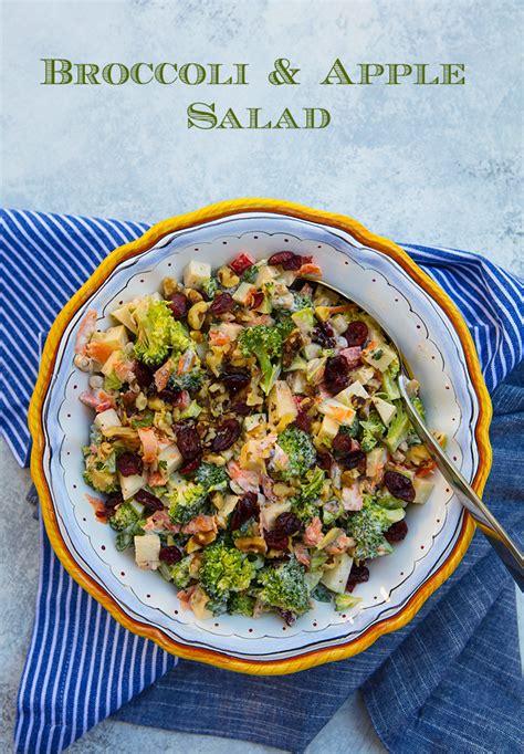 Mix together the broccoli and apple in a small bowl (affiliate link). Broccoli & Apple Salad - Italian Food Forever