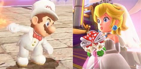 Super Mario Odyssey Mario And Peach Wedding By 9029561 On Deviantart