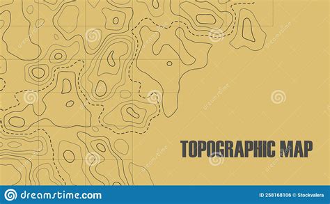 Topographic Map Geographical Location Lines Cartography Contour Line