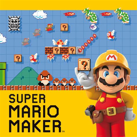 Super Mario Maker 2015 Wii U Box Cover Art Mobygames