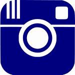 Instagram Navy Icon Icons Social Custom