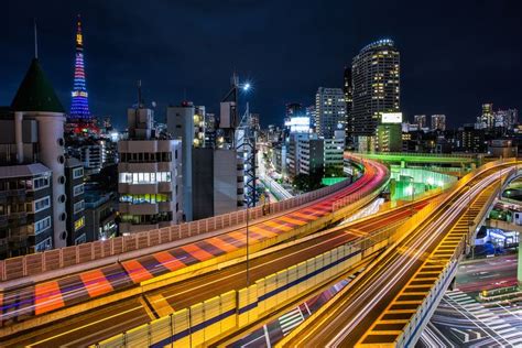 Tokyo Highways Tokyo Scenery Night Driving