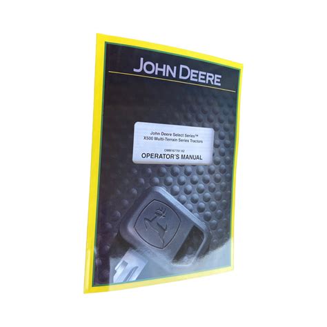 John Deere X500 X530 X534 X540 Tractor Operators Manual Profmanual