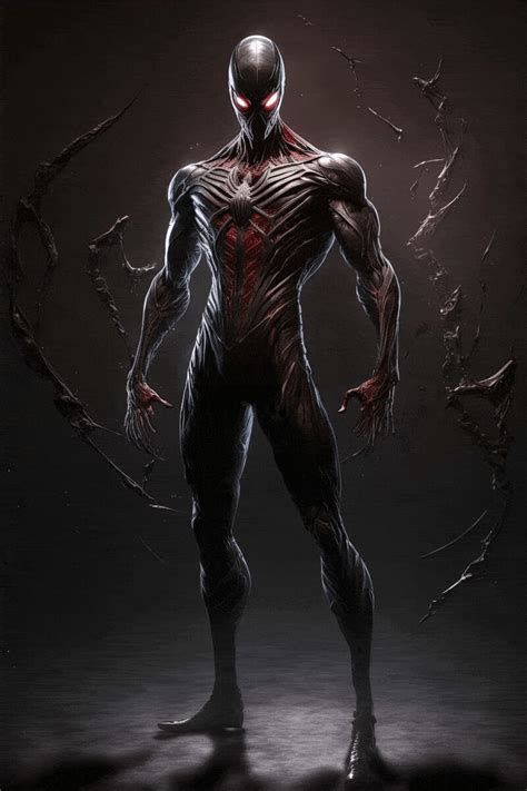 Artstation Dark Spiderman Concept 3