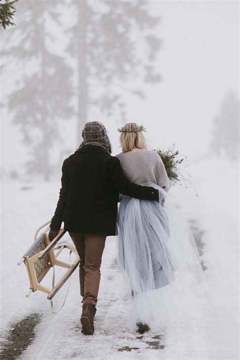 This Snowy Wedding Proves That Winter Is The Dreamiest Season Snowy