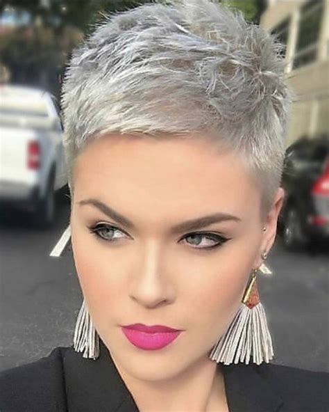 Pixie Hairstyle 22 In 2020 Short Hair Styles Pixie Haircut For Thick