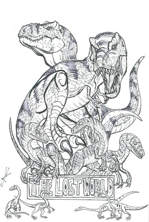 Velociraptor Dibujos De Jurassic World Para Colorear E Imprimir