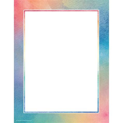 Colorful Scribble Computer Paper Colorful Borders Design Frame