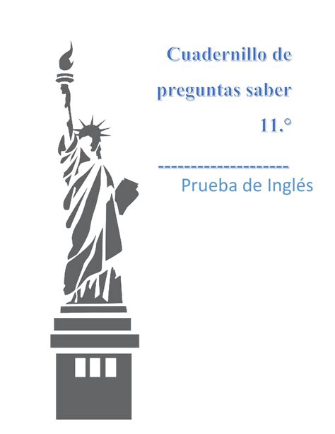 Calaméo Cuadernillo Pruebas Saber 11° Inglés