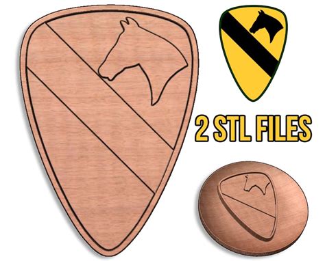 1st Cavalry Division 3d Cnc Patterns For Your Cnc Router Stl File Etsy