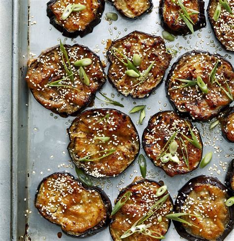 Roasted Eggplant With Miso And Sesame Seeds Recipe In 2020 Roasted