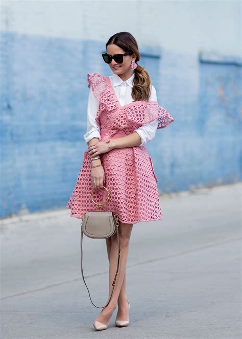 Three Ways To Style A Self Portrait Pink Dress Style Charade