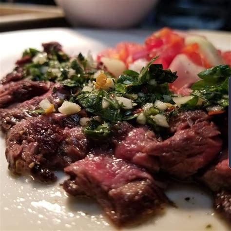 How To Make Perrones Grilled Black Angus Hanger Steak With Chimichurri