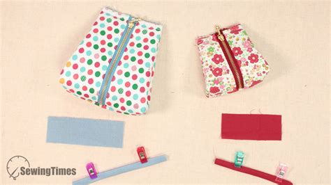Diy Easy Zipper Pouch 2 Size Simple Beginner Sewing Project
