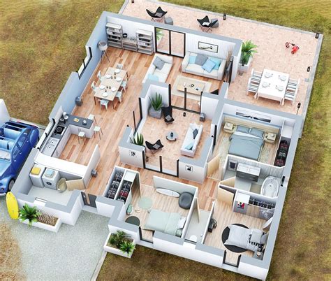 Sims 3 Maison Moderne Plan Gamboahinestrosa
